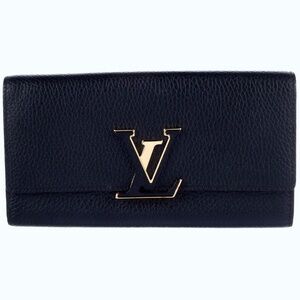 Louis Vuitton Capucines Noir Taurillon Wallet